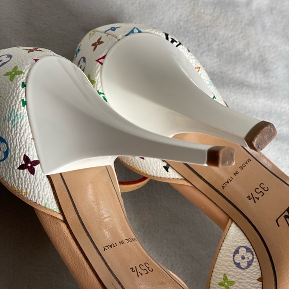 Auth Louis Vuitton Japanese Pop Artist Takashi Murakami LV monogram toile size 6 - Picture 8 of 16